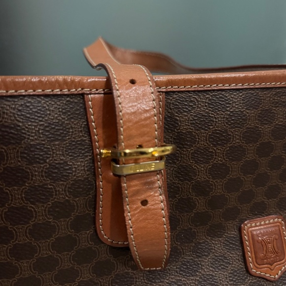 [VINTAGE] CELINE MACADAM TOTE BAG - Picture 3 of 9